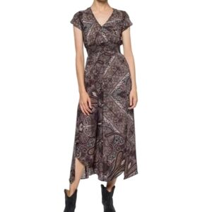 All Saints Leila Paisley Maxi Dress Size medium